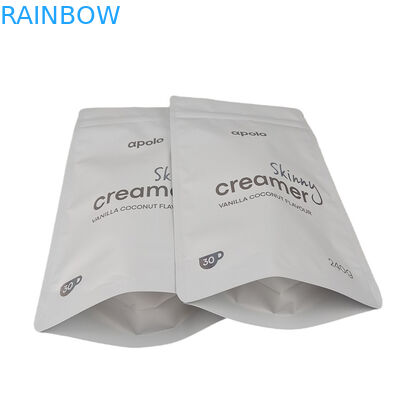 Groothandel Aanpassing Geurbestendige Aluminiumfolie zak Thee Koffie Eiwitpoeder 250g 500g 1kg Hervergrendelbare Mylar zakken
