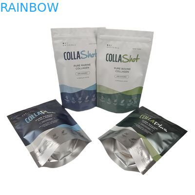 Gepersonaliseerd logo plastic stand-up aluminium folie koffie thee eiwit poeder verpakkingszak digitale print geur proof zak