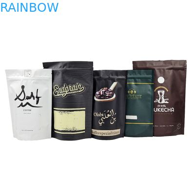 Hervergrendelbare Ziplock Customized Logo Printed Thermal-Sealed Plastic Packaging Bag Voor Koffie Verpakkingszak