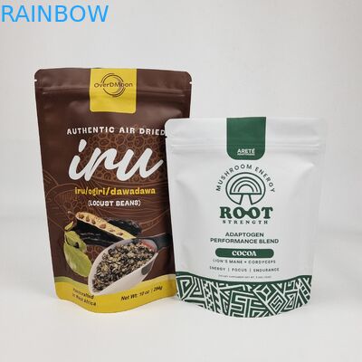 Gepersonaliseerde Matte Soft Touch Stand Up Pouch Zipper Plastic Package Bag Voor Koekjes Nut Candy Food Packaging