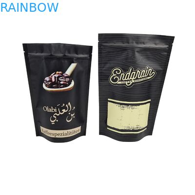 Aluminiumfolie Zip Lock Doypack Customized Design Afdichtzakjes Koffie Voedselverpakking Stand Up Bags