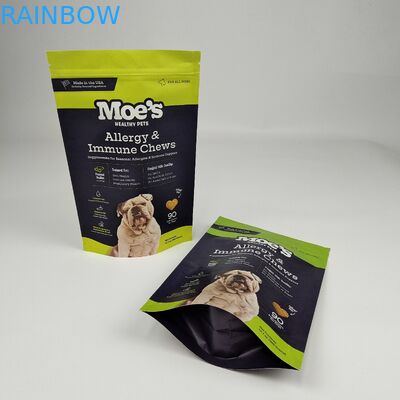 Recyclebare Zipper Wit Bruin Kraft Papier Tas Custom Food Nut Peanut Tea Candy Cookie Verpakking Stand Up Pouch Met Logo