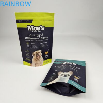 Gratis monster recyclebaar Doypack Zipper Kraft papieren zakken aangepaste theezakken Ziplock witte stand-up pouch