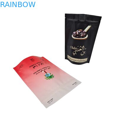 Robusta koffiebonen zakken op maat met logo Food Grade Stand Up Zip Lock koffie chocolade zak
