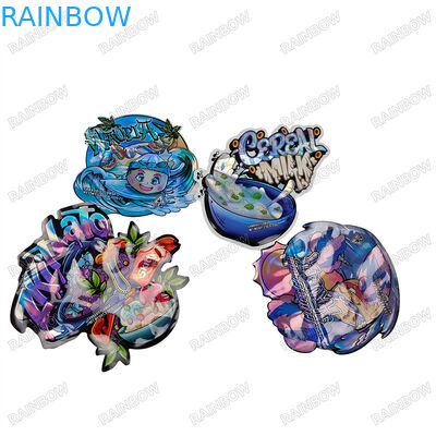 Digitale drukzakken met hoge nauwkeurigheid voor aangepaste 3,5g geurbestendige gesneden zakken