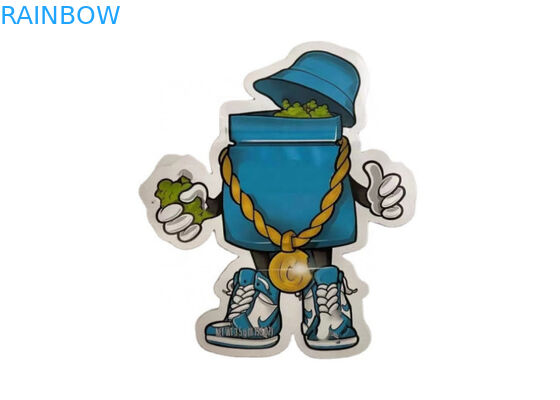 Geurbestendige kruiden wierook Verpakking Zip Lock Mylar CBD olie wiet hennep zakken Gravure Printing