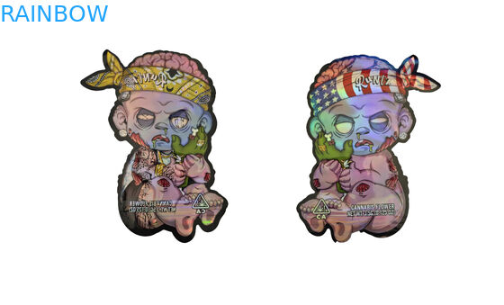 Geurbestendige kruiden wierook Verpakking Zip Lock Mylar CBD olie wiet hennep zakken Gravure Printing