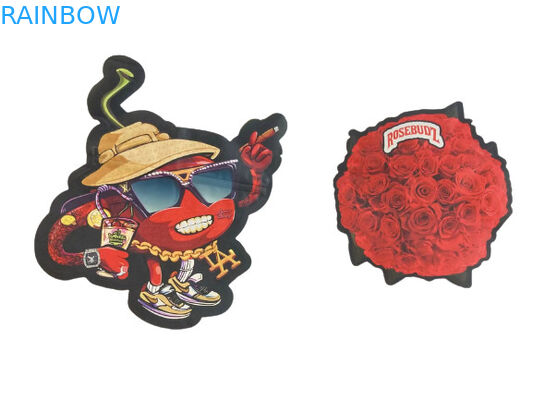 Geurbestendige kruiden wierook Verpakking Zip Lock Mylar CBD olie wiet hennep zakken Gravure Printing