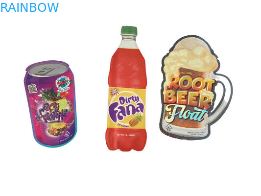 Geurbestendige kruiden wierook Verpakking Zip Lock Mylar CBD olie wiet hennep zakken Gravure Printing