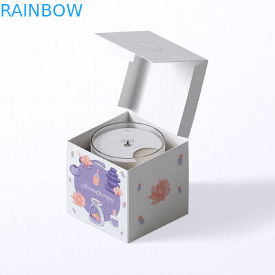 Karton op maat gedrukte papieren dozen cosmetische embossed verpakking SGS goedkeuring