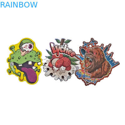 Op maat gedrukte kinderbestendige ritszakken Stand-up holografische zakken voor snacks en grondstoffen producten Plastic zakken