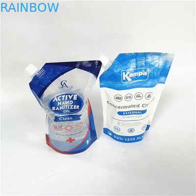 Recyclebare, opstaande zakken met verschillende soorten deksels voor milieuvriendelijke verpakkingen