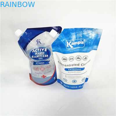 Recyclebare, opstaande zakken met verschillende soorten deksels voor milieuvriendelijke verpakkingen