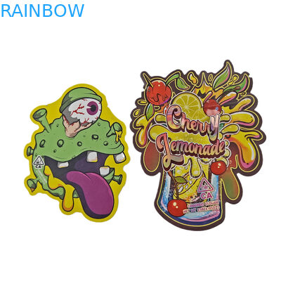 Op maat gesneden metalen hoogwaardige onregelmatige verzegelde kleine speciale vormen plastic rits Mylar voedselverpakkingszakken