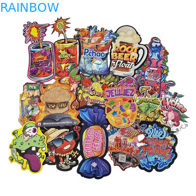 Op maat gemaakte gedrukte Mylar zakken verpakking Soft Touch Plastic 3.5g Mylar zakken Die Cut Onregelmatige zakken verpakking