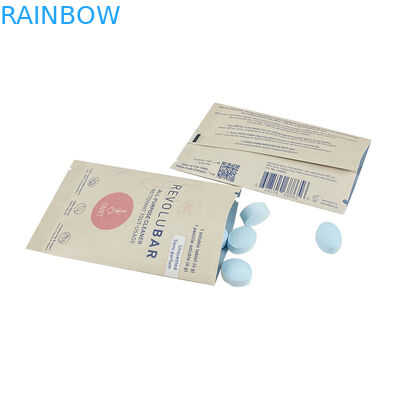 Witte handvatsel Materiaal aangepaste papieren zakken voor uw klant vereisten