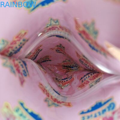 Custom Matte Logo hervergrendelbare plastic zak in de vorm van geurbestendige die cut ziplock 3.5 mylar zakken voor snoep