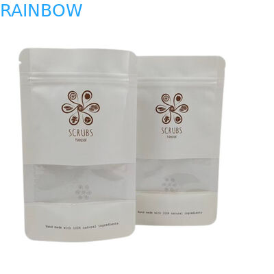 Doorzichtige ramen Plastic Zipper Bags Standup Pouch Foil Gelamineerd Digitaal Printen