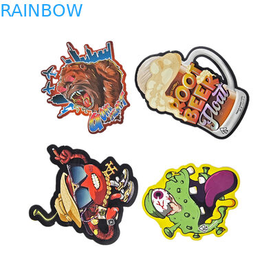 3.5g 7g Op maat gedrukt speciaal gesneden onregelmatig gevormde Mylar-zakken Geurbestendige met rits Snackverpakking Mylar-zakken