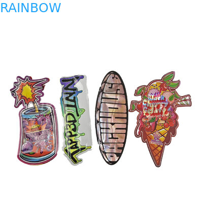 3.5g 7g Op maat gedrukt speciaal gesneden onregelmatig gevormde Mylar-zakken Geurbestendige met rits Snackverpakking Mylar-zakken