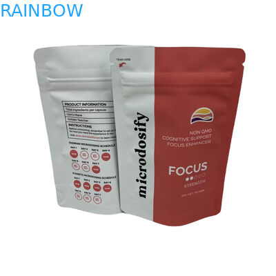 Medische wiet blad Drie zijden zegel zak geruchtvrij Mylar zakken op maat met venster