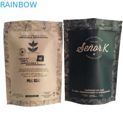 Flat bottom bag Food Packaging Film Plain White Printing Top Filling met luchtklep