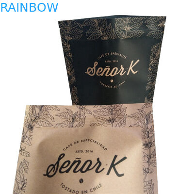 Flat bottom bag Food Packaging Film Plain White Printing Top Filling met luchtklep