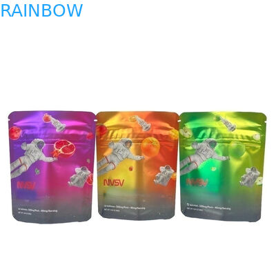 3.5 Gram Plastic pouches Verpakking Op maat gemaakt Label Bedrukte CBD Koekjes Herverzegelbaar k