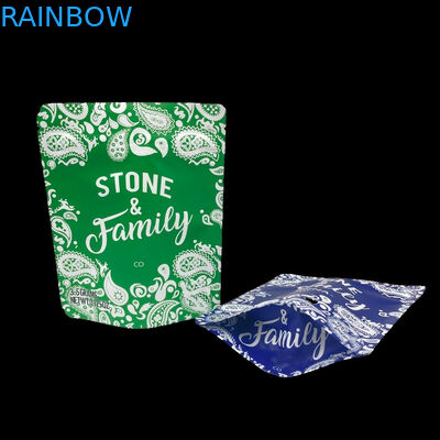 3.5 Gram Plastic pouches Verpakking Op maat gemaakt Label Bedrukte CBD Koekjes Herverzegelbaar k