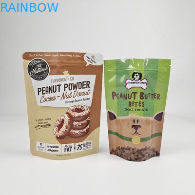 Oem geurbestendige hervergrendelbare Doypack Matte Printing Food Packaging Plastic Zipper Bag Custom Printed Mylar Stand Up Pouch