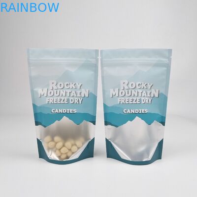 Op maat gedrukte hitte afdichting 250g 500g Candy Doypack geurbestendige stand-up zak Plastic verpakking Mylar Ziplock zakken