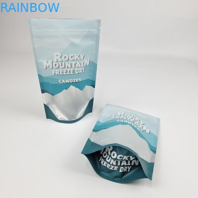 Op maat gedrukte hitte afdichting 250g 500g Candy Doypack geurbestendige stand-up zak Plastic verpakking Mylar Ziplock zakken