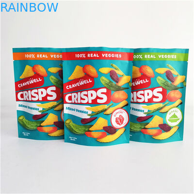 Digitaal afdrukken op maat Ziplock eetbare stoffelijke verpakkingszakkenVoor noten voedsel