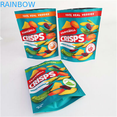 Digitaal afdrukken op maat Ziplock eetbare stoffelijke verpakkingszakkenVoor noten voedsel