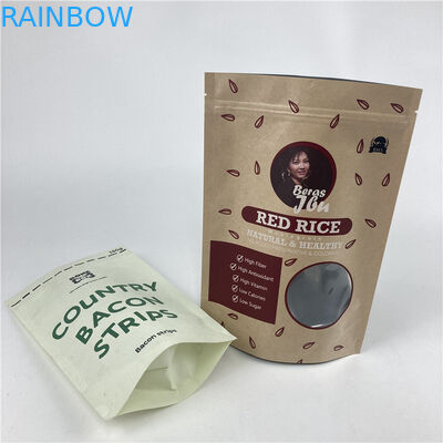 Kwaliteitsborging Stand Up Aluminium Foil Bag Met Zipper Food Snack Packaging Bag