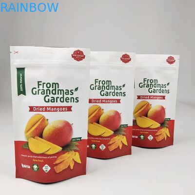 Stand-up zak met rits geurbestendige vochtbestendige voedselkwaliteit plastic verpakkingszakken