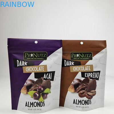 Gepersonaliseerd logo Digitaal printen Plastic Zip Lock Flat Bag Met Aluminium Folie Bags Voor Candy Bags