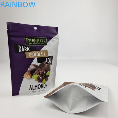 Gepersonaliseerd logo Digitaal printen Plastic Zip Lock Flat Bag Met Aluminium Folie Bags Voor Candy Bags