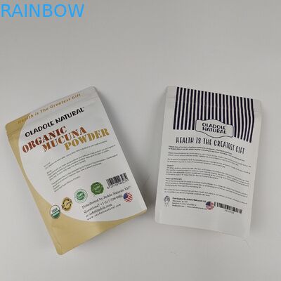 Top Gevraagde Producten Opstaande zak gerecycleerbare aangepaste aluminiumfolie Opstaande geurbestendige voedselverpakkingszak