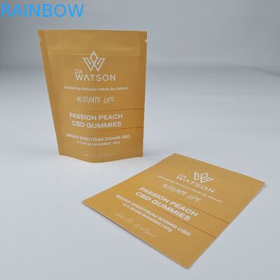 MOPP Compostable Kraft Paper Bag Custom Staande zak Zipper Vochtbestendige voor voedsel