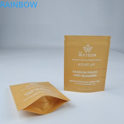 MOPP Compostable Kraft Paper Bag Custom Staande zak Zipper Vochtbestendige voor voedsel