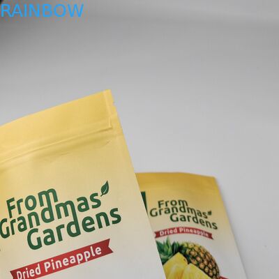 Eco-vriendelijk Digitaal drukwerk op maat Stand-up Bag Tear Notch Droge vruchten Cashew Nuts Plastic pouch verpakking