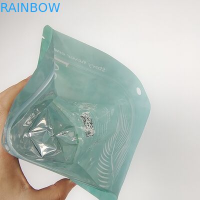 Soft Touch Stand Up Pouch Custom Printed Zipper Food Candy Body Scrub Verpakking Plastic Badzout Pouch