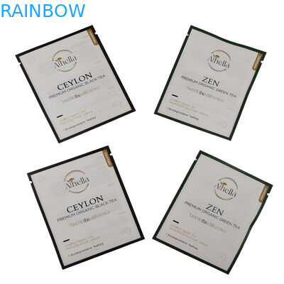 Biologisch afbreekbare kleine zakjes voor thee, koffiepoeder, composteerbare, herverzegelbare Mylar-zakken