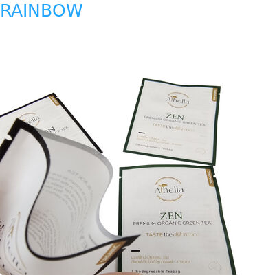 Biologisch afbreekbare kleine zakjes voor thee, koffiepoeder, composteerbare, herverzegelbare Mylar-zakken