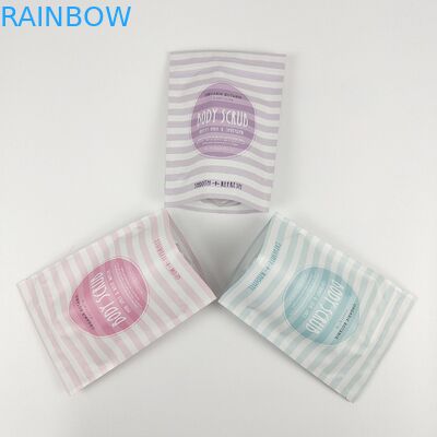 Digitaal drukken Kraft papier zak Stand Up Ziplock Aluminium folie zakken voor koffie lichaam scrub verpakking