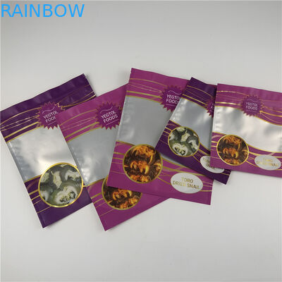 Aanpassen van uw eigen logo Digitaal drukken Ziplock Eetbare producten Opstaan Verpakkingszakken Met Venster