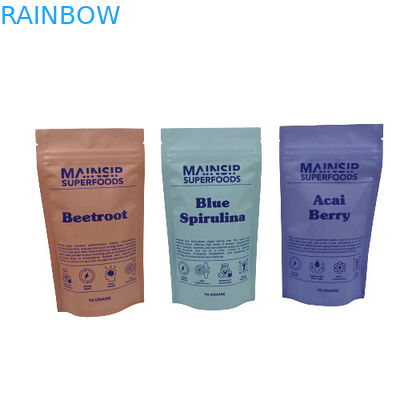 Op maat gemaakte geurvrije koekjesverpakkingszakken, hervergrendelbare rits, plastic zakjes met aluminiumfolie