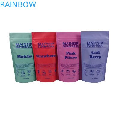 Digitaal gedrukte warme cacao poeder verpakkingszakjes koffie poeder plastic zakjes met hervergrendelbaar zip slot