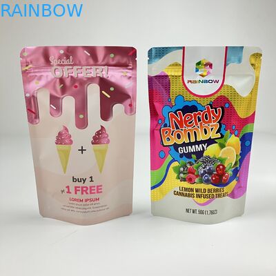 Fabriek Direct Custom hervergrendelbare Zip Lock Bag VMPET geurbestendige voedselkwaliteit Stand Up Zipper Pouch